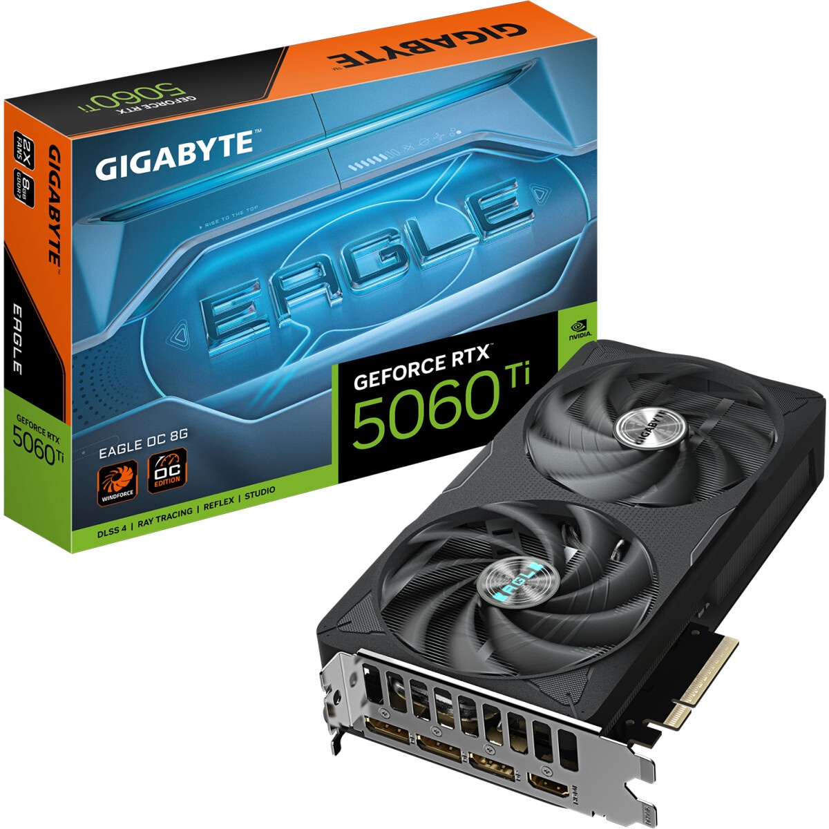 Видеокарта Zotac RTX5060Ti TWIN EDGE OC WHITE ED 8GB GDDR7 128bit 3xDP HDMI 2FAN RTL