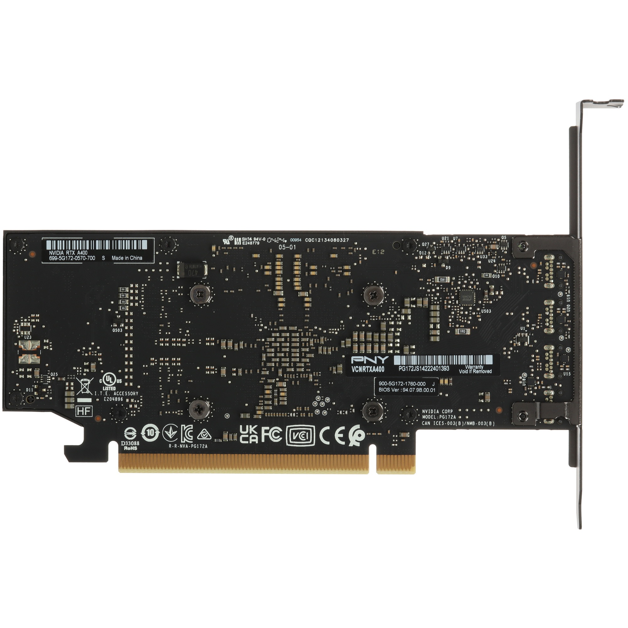 Видеокарта PNY NVIDIA A400 4GB Low Profile OEM Version