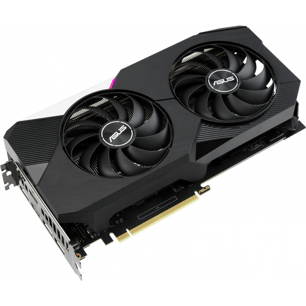 Видеокарта Asus DUAL-RTX3060TI-O8G-V2 8GB LHR GDDR6 2xHDMI 2.1 3xDP 1.4a
