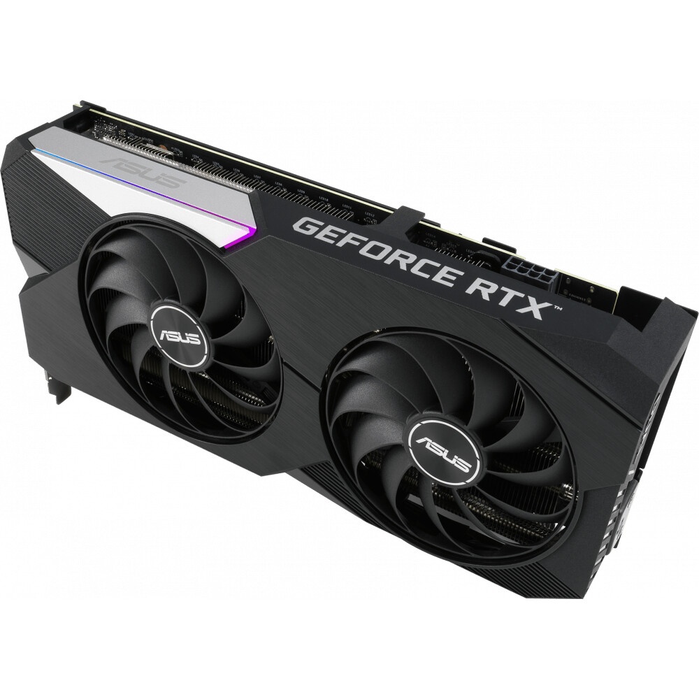 Видеокарта Asus DUAL-RTX3060TI-O8G-V2 8GB LHR GDDR6 2xHDMI 2.1 3xDP 1.4a