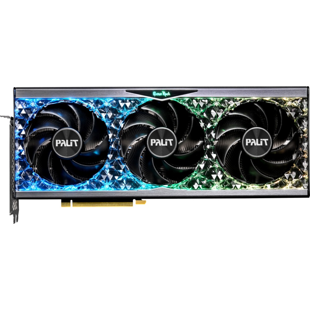 Видеокарта Palit RTX4070Ti GAMEROCK OC NVIDIA  12Gb 192 GDDR6X 2310/21000 HDMIx1 DPx3 HDCP Ret