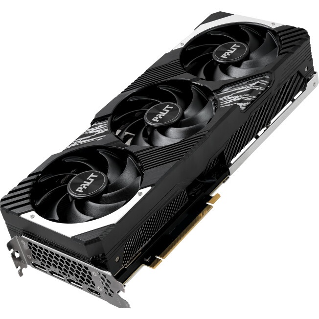Видеокарта Palit RTX4070Ti GAMINGPRO OC NVIDIA GeForce RTX 4070TI PCI-E 4.0 12288Mb 192 GDDR6X 2310/