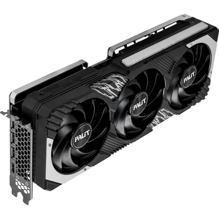 Видеокарта Palit RTX4070Ti GAMINGPRO OC NVIDIA GeForce RTX 4070TI PCI-E 4.0 12288Mb 192 GDDR6X 2310/