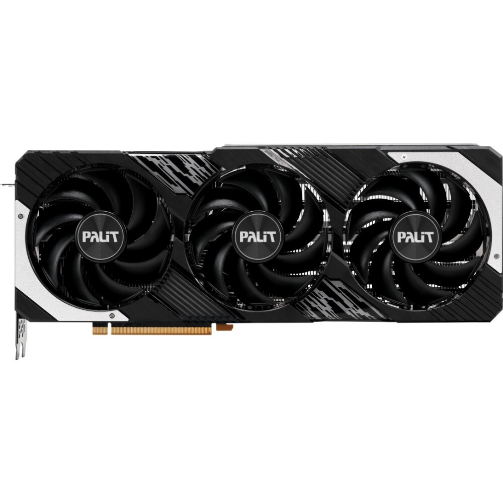 Видеокарта Palit RTX4070Ti GAMINGPRO OC NVIDIA GeForce RTX 4070TI PCI-E 4.0 12288Mb 192 GDDR6X 2310/