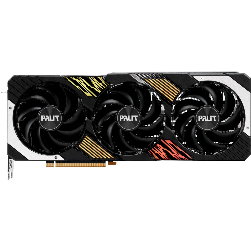 Видеокарта Palit RTX4070Ti GAMINGPRO OC NVIDIA GeForce RTX 4070TI PCI-E 4.0 12288Mb 192 GDDR6X 2310/
