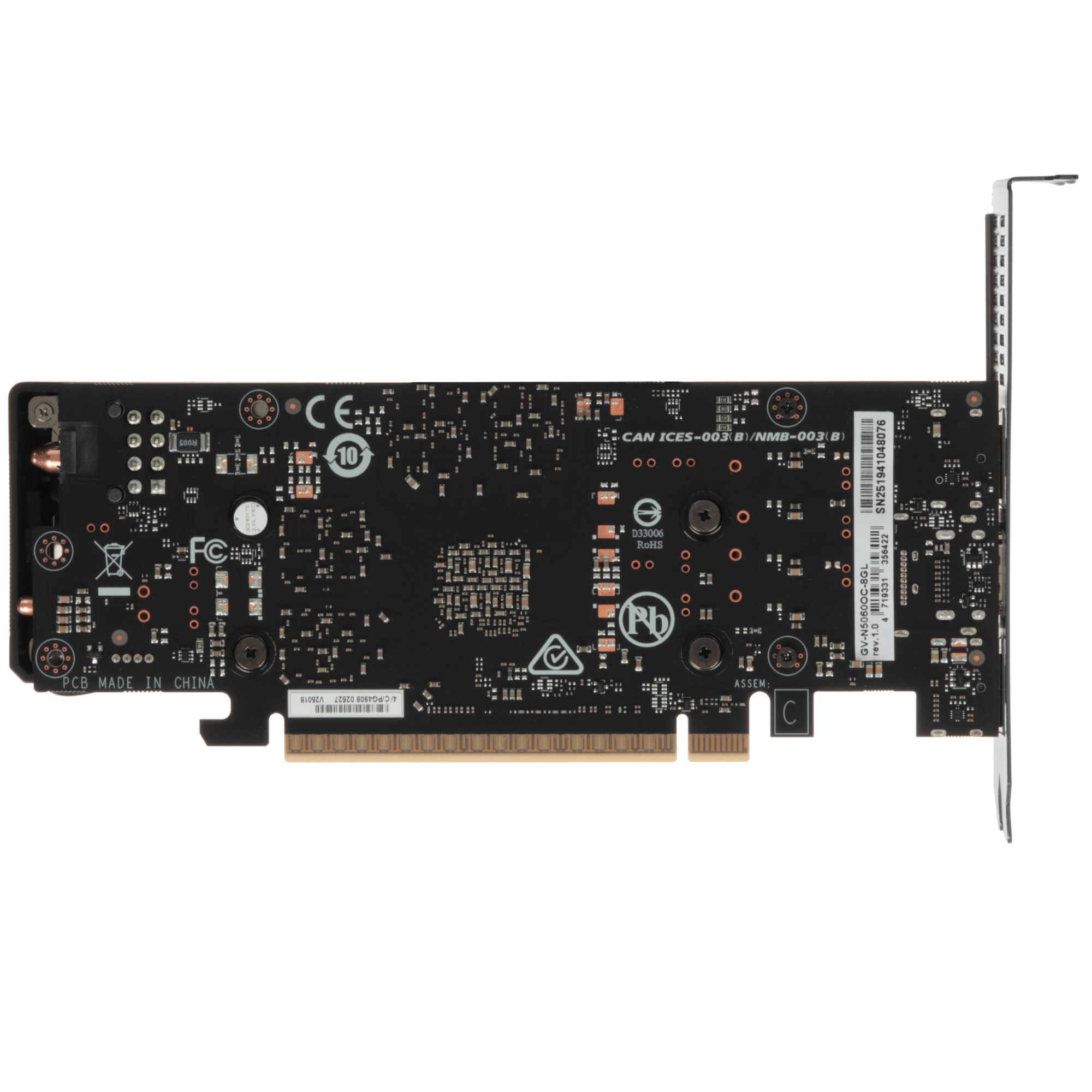 Видеокарта Gigabyte PCI-E 5.0 GV-N5060OC-8GL 1.0 NVIDIA GeForce RTX 5060 8Gb 128bit GDDR7 2512/28000