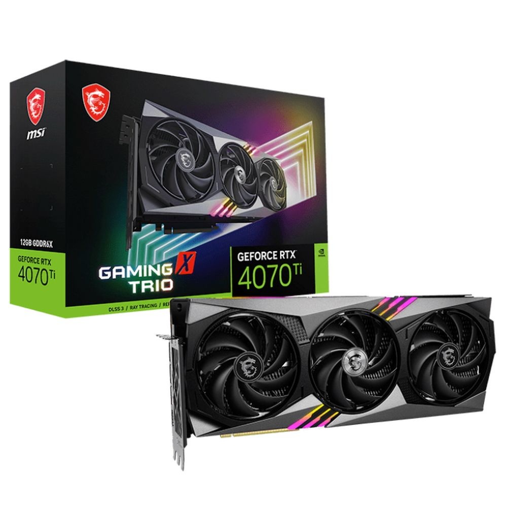Видеокарта GeForce RTX 4070 Ti GAMING X TRIO 12G