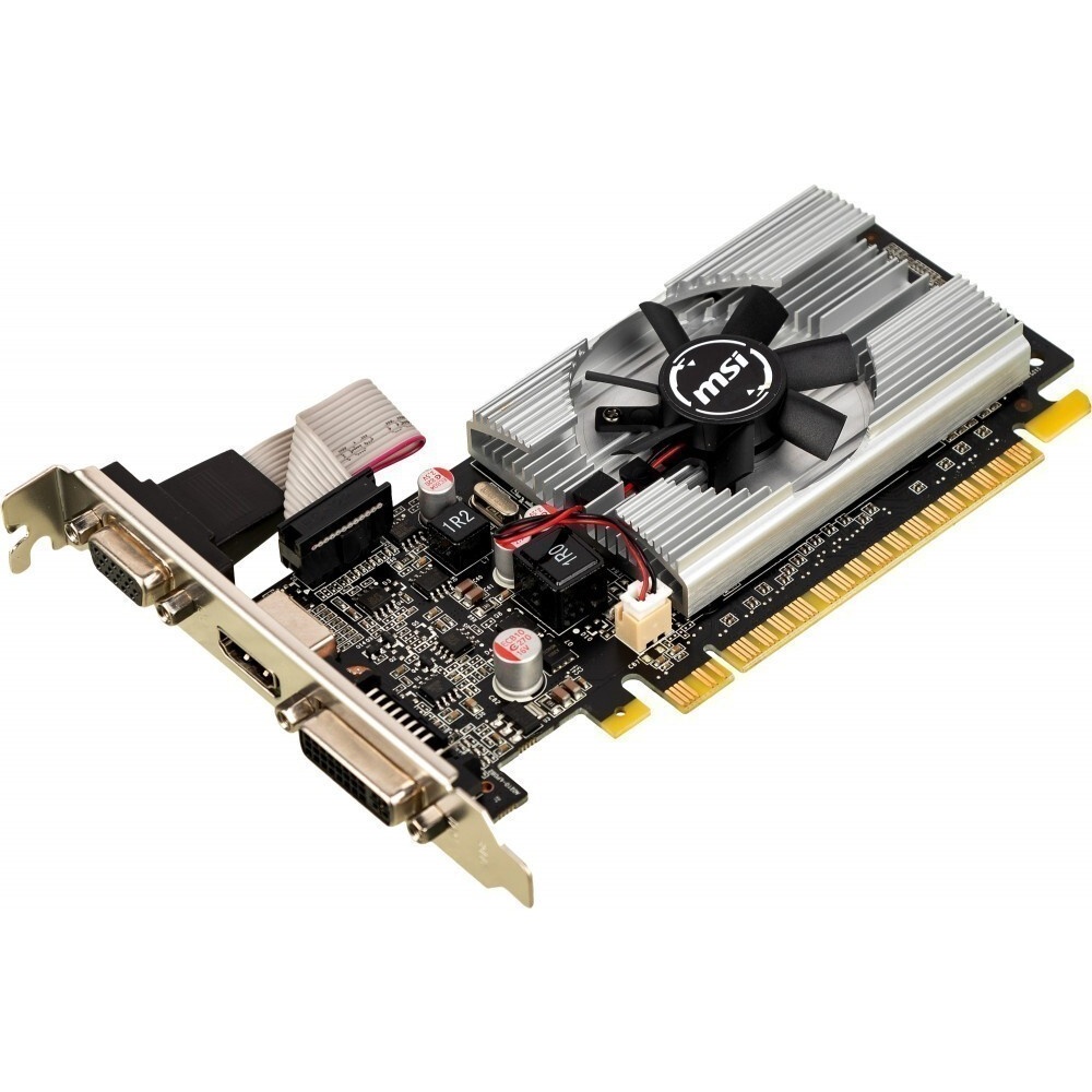 Видеокарта Afox PCI-E 2.0 AF210-1024D3L4-V2 NVIDIA G210 1Gb 64bit DDR3 520/1600 DVIx1 HDMIx1 CRTx1 H