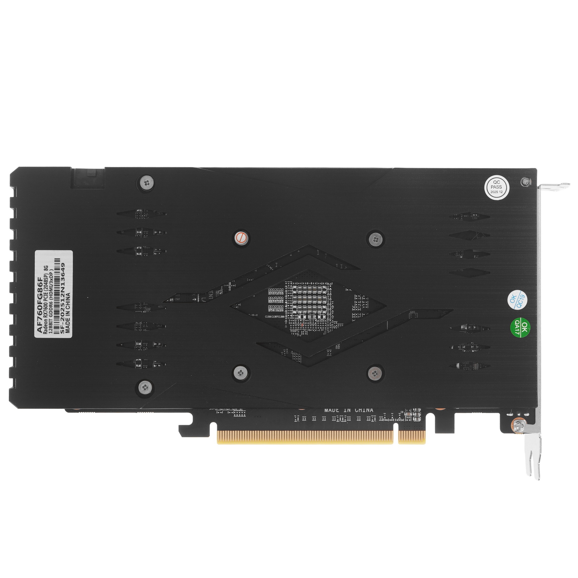 Видеокарта Ninja (Sinotex) RX7600 8GB GDDR6 128bit 3xDP HDMI 2FAN RTL