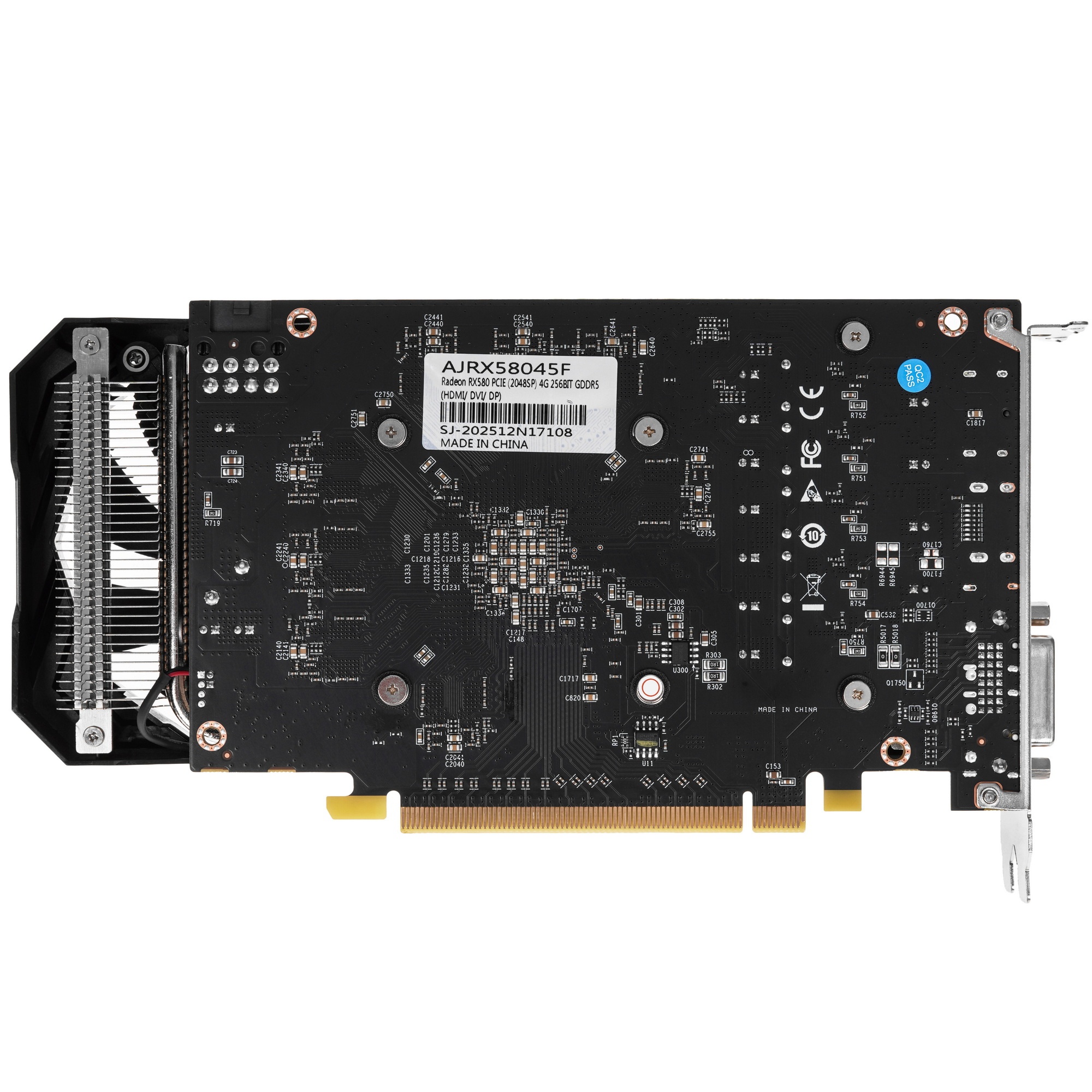 Видеокарта Ninja (Sinotex) RX580 4GB GDDR5 256bit DVI DP HDMI 2FAN RTL