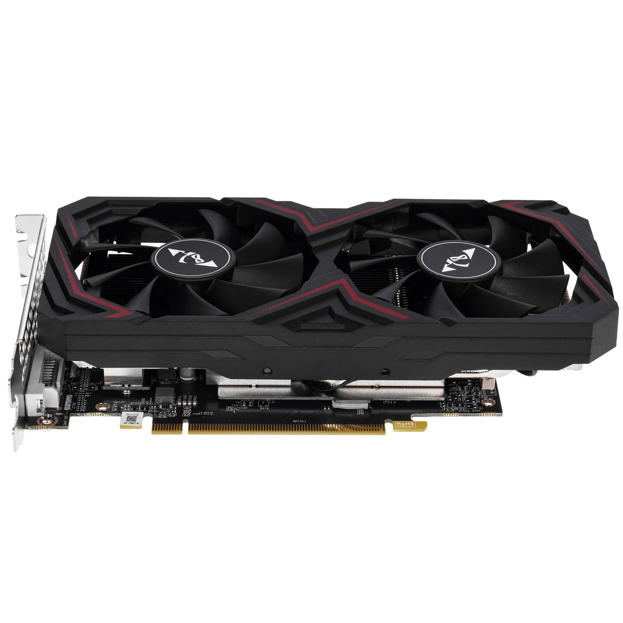 Видеокарта Ninja (Sinotex) RX580 4GB GDDR5 256bit DVI DP HDMI 2FAN RTL