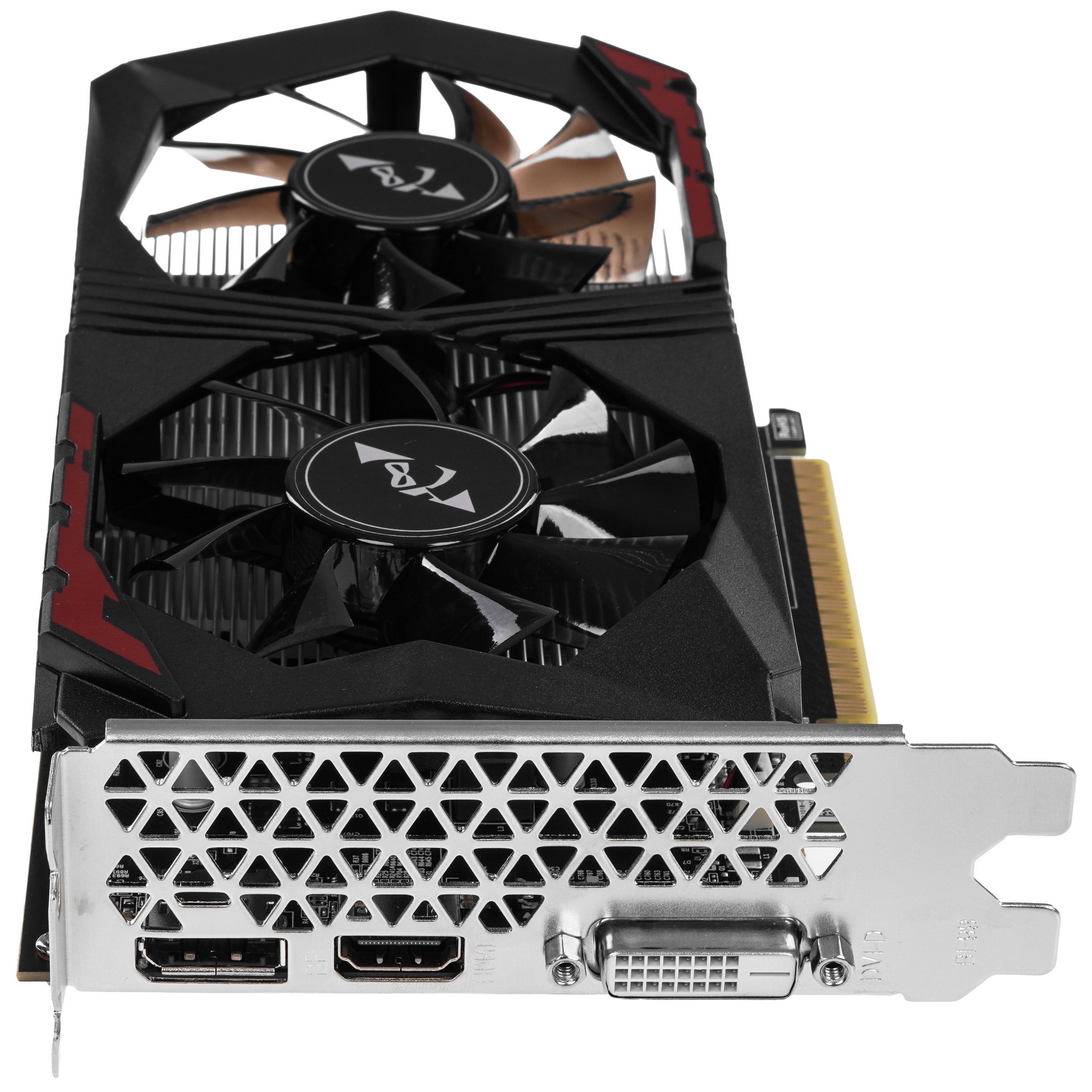 Видеокарта Ninja (Sinotex) GTX1050 4GB GDDR5 128bit DVI DP HDMI 2FAN RTL