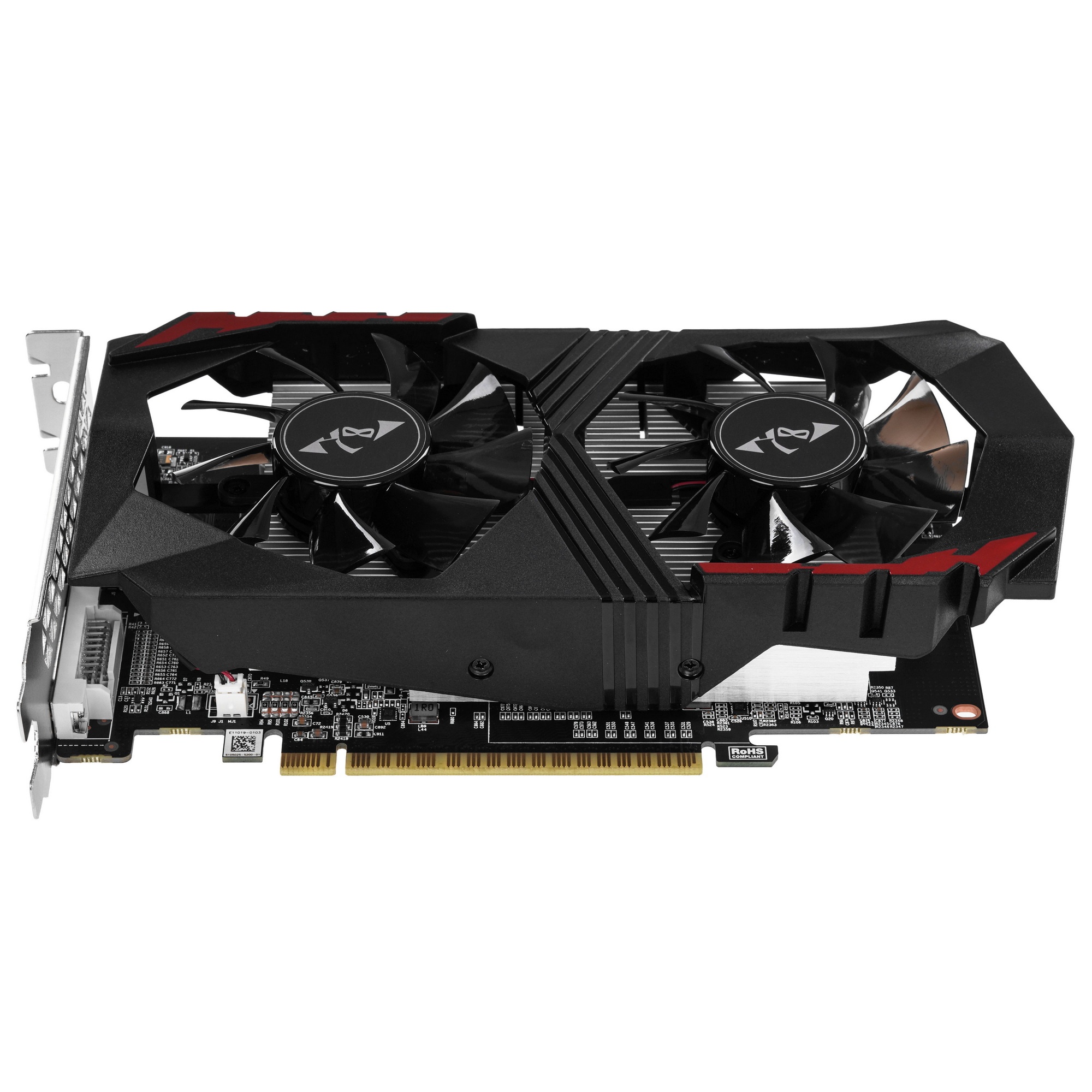 Видеокарта Ninja (Sinotex) GTX1050 2GB GDDR5 128bit DVI DP HDMI 2FAN RTL