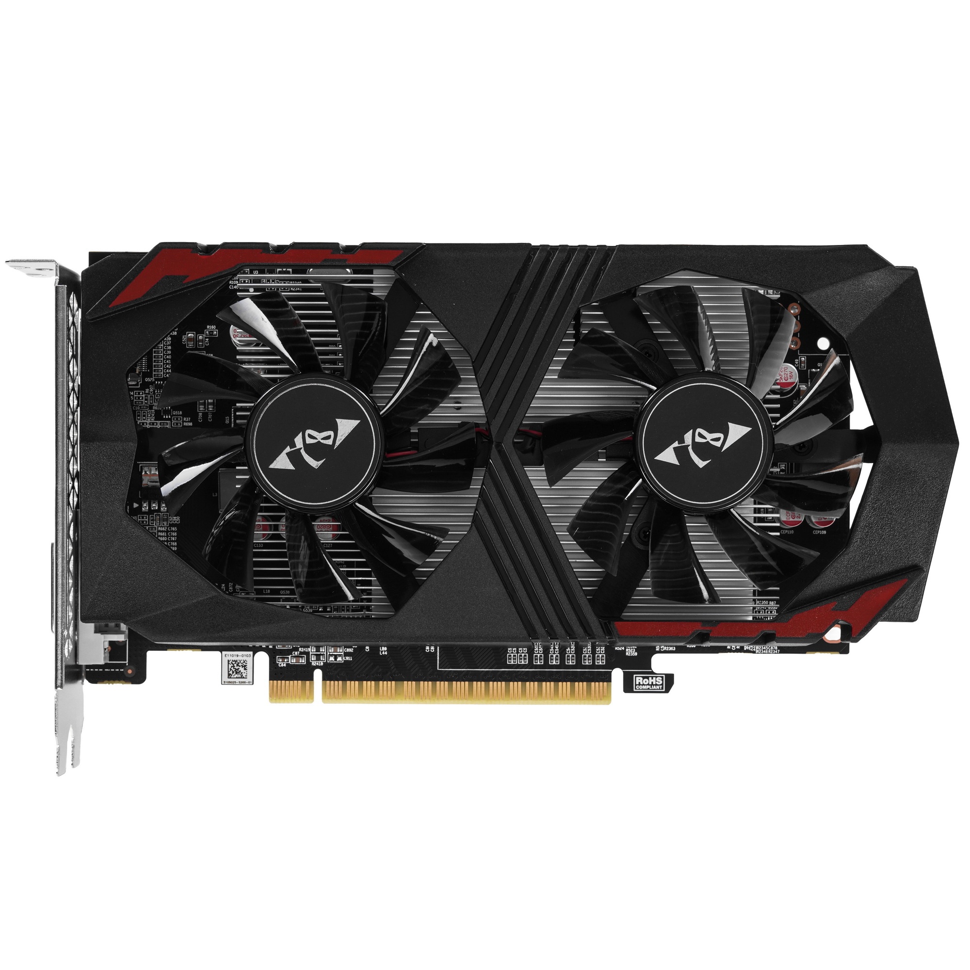 Видеокарта Ninja (Sinotex) GTX1050 2GB GDDR5 128bit DVI DP HDMI 2FAN RTL