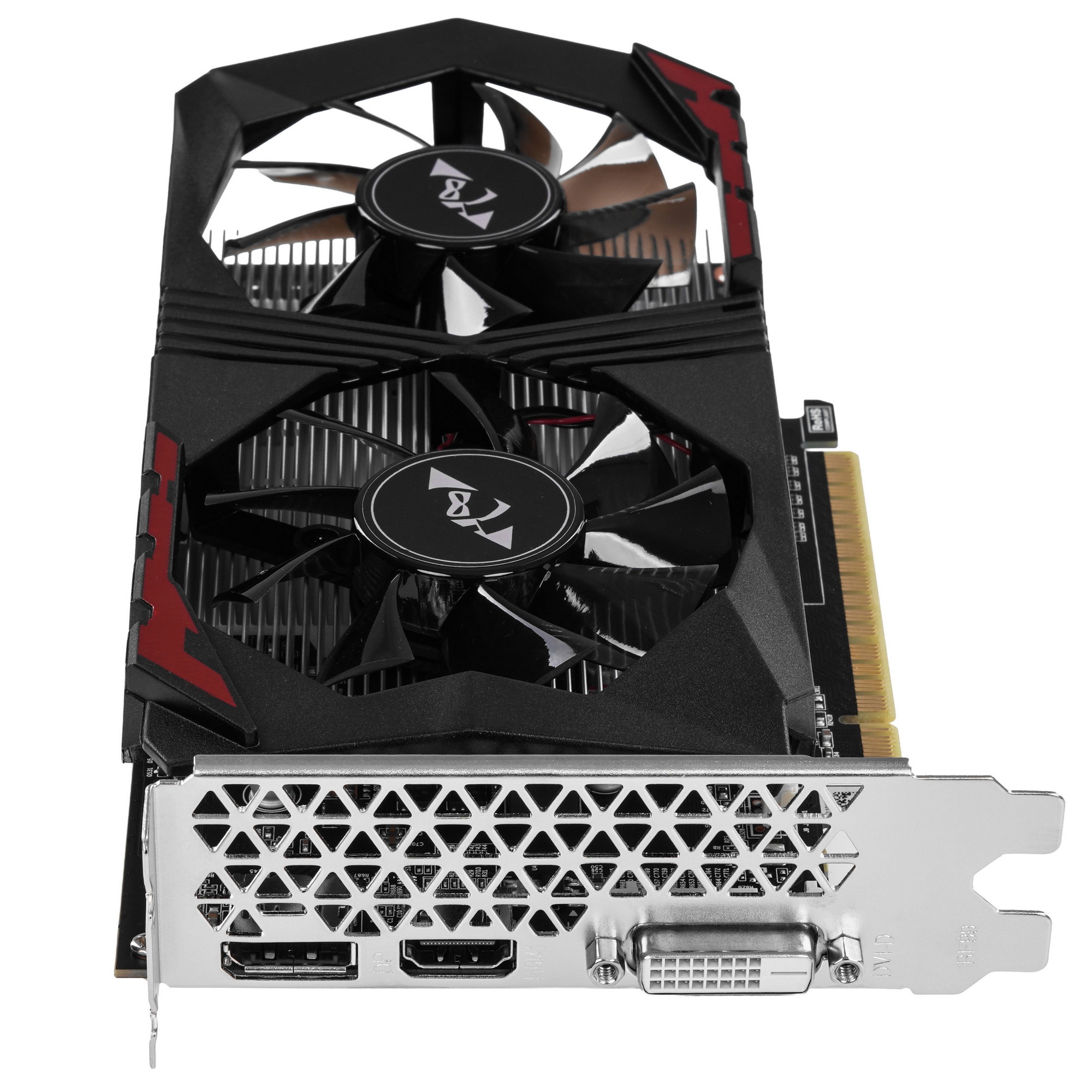 Видеокарта Ninja (Sinotex) GTX1050 2GB GDDR5 128bit DVI DP HDMI 2FAN RTL