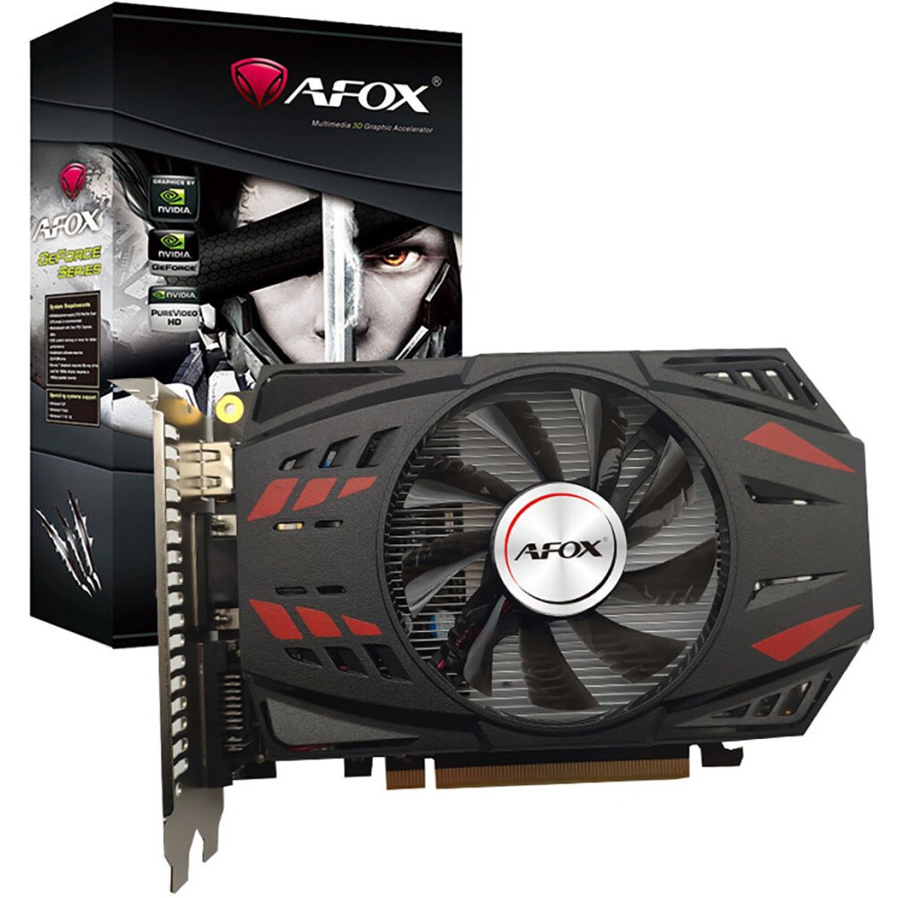 Видеокарта AFOX  NVIDIA Geforce GT730 2GB GDDR5 128Bit DVI HDMI VGA LP Single Fan PCI-E 16x AF730-20