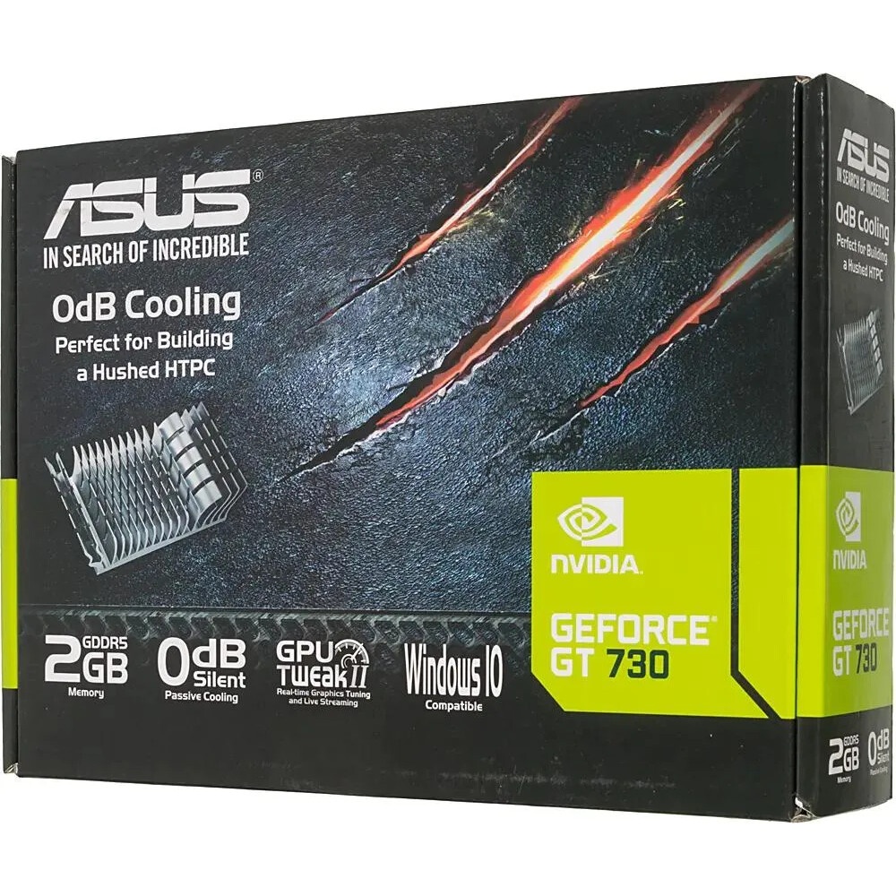 Видеокарта AFOX  NVIDIA Geforce GT730 2GB GDDR5 128Bit DVI HDMI VGA LP Single Fan PCI-E 16x AF730-20