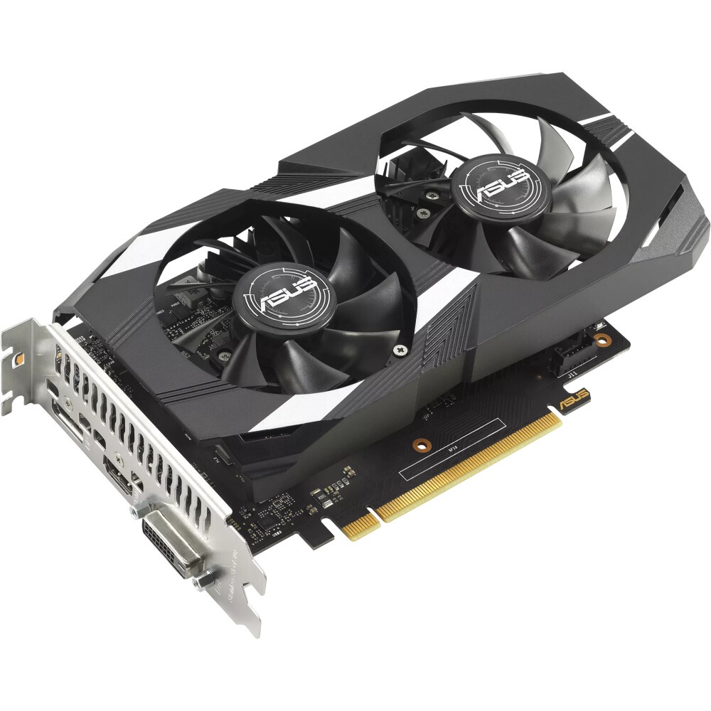 Видеокарта Asus DUAL-GTX1650-O4GD6-P-V2 PCI-E NVIDIA GeForce GTX 1650 4096Mb 128 GDDR6 1620/12000 D