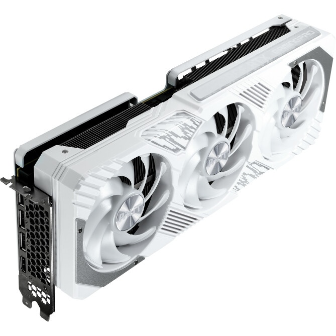 Видеокарта Palit RTX4070Ti SUPER GAMINGPRO WHITE OC 16GB GDDR6X 256bit 3-DP HDMI 3FAN