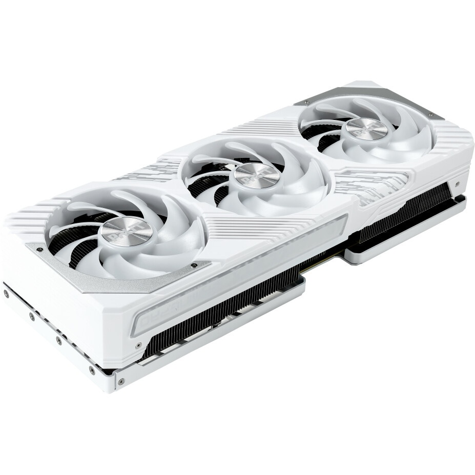 Видеокарта Palit RTX4070Ti SUPER GAMINGPRO WHITE OC 16GB GDDR6X 256bit 3-DP HDMI 3FAN
