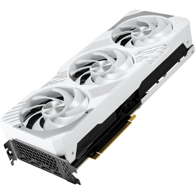 Видеокарта Palit RTX4070Ti SUPER GAMINGPRO WHITE OC 16GB GDDR6X 256bit 3-DP HDMI 3FAN