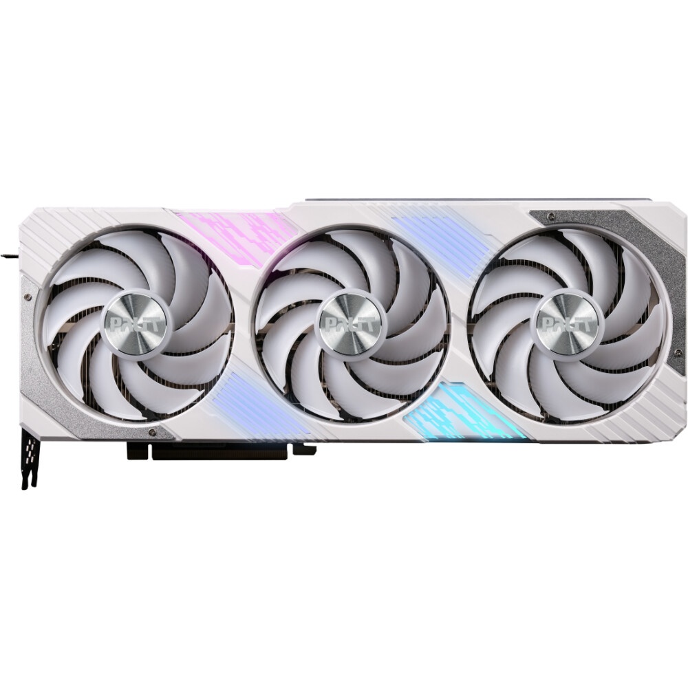Видеокарта Palit RTX4070Ti SUPER GAMINGPRO WHITE OC 16GB GDDR6X 256bit 3-DP HDMI 3FAN