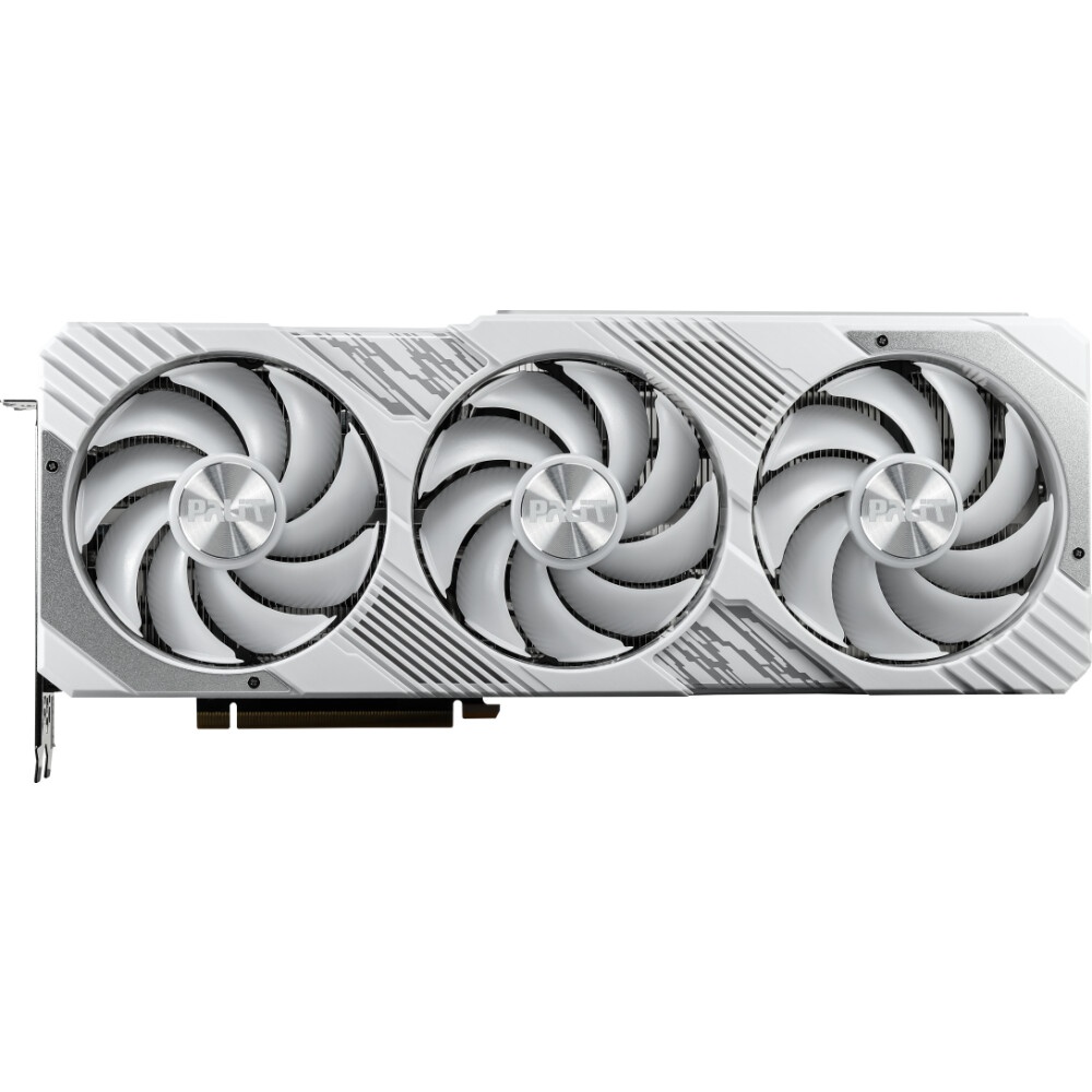 Видеокарта Palit RTX4070Ti SUPER GAMINGPRO WHITE OC 16GB GDDR6X 256bit 3-DP HDMI 3FAN