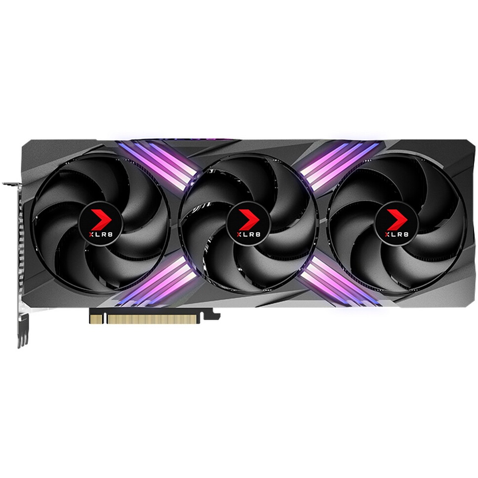 Видеокарта PNY RTX4090 24GB XLR8 Gaming VERTO EPIC-X RGB Overclocked GDDR6X 384-bit DPx3 HDMI 3FAN D