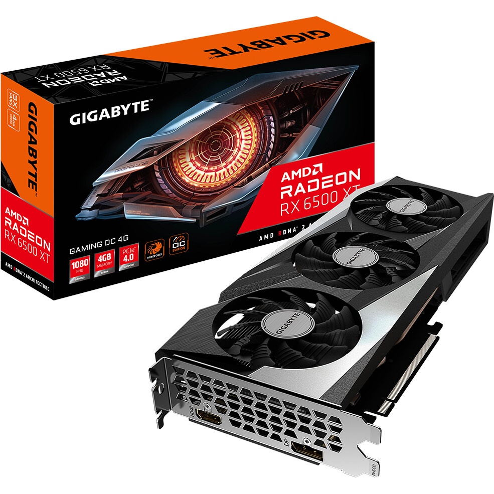 Видеокарта Gigabyte GV-R65XTGAMING OC-4GD