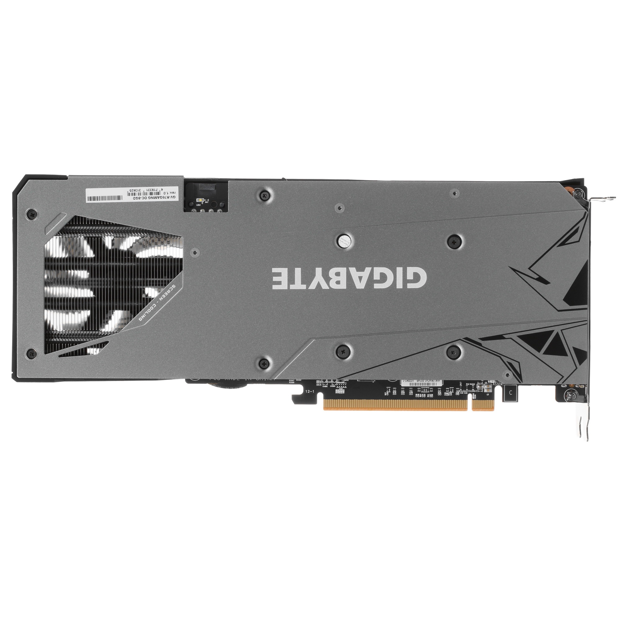 Видеокарта Gigabyte GV-R76GAMING OC-8GD AMD Radeon RX 7600 8Gb 128bit GDDR6 2355/18000 HDMIx2 DPx2 H