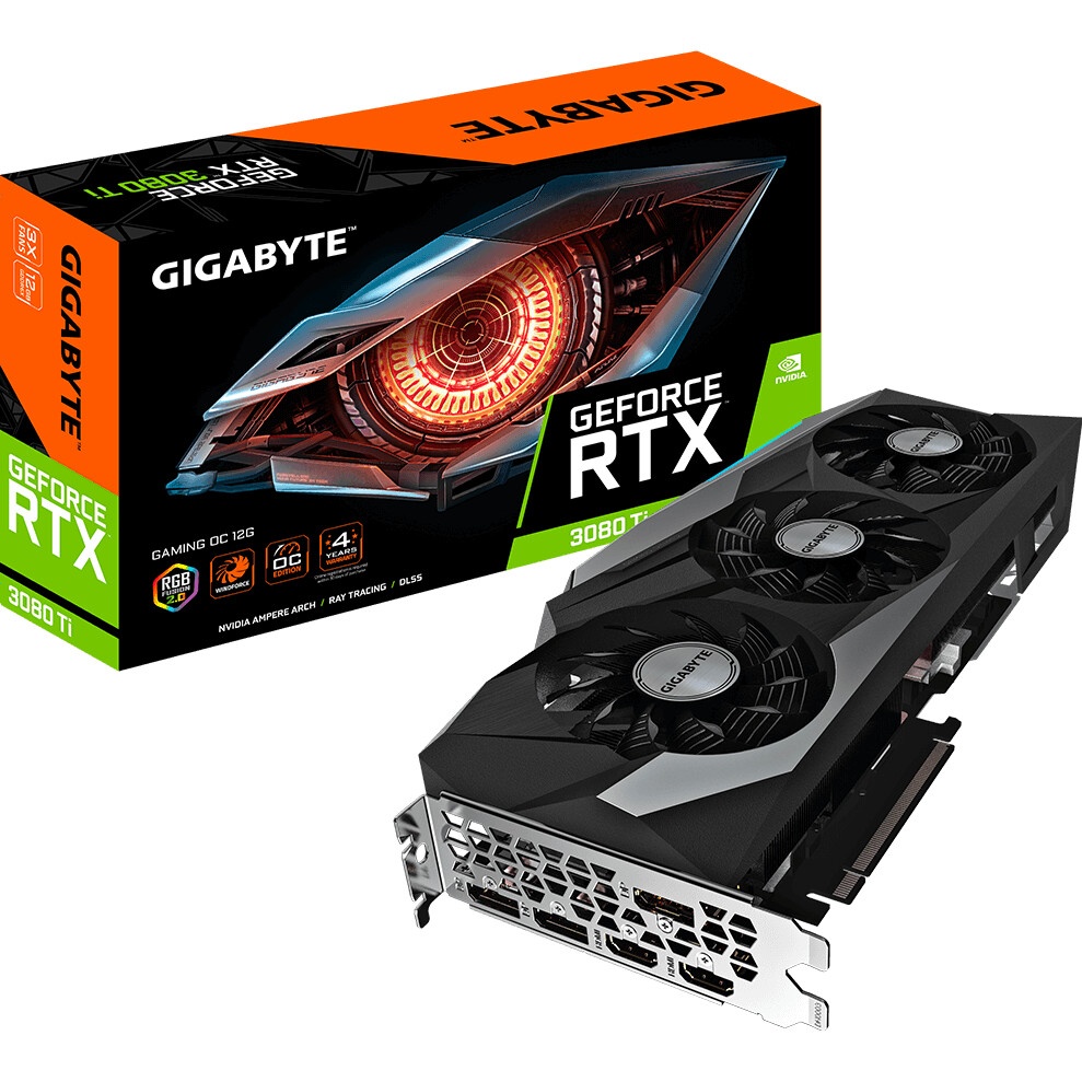 Видеокарта Gigabyte N308TGAMING OC-12GD PCIE16 RTX3080TI 12GB LHR