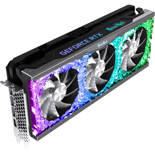 Видеокарта Palit PA-RTX3070 GAMEROCK 8G LHR GDDR6 1500/14000 HDMIx1 DPx3 HDCP