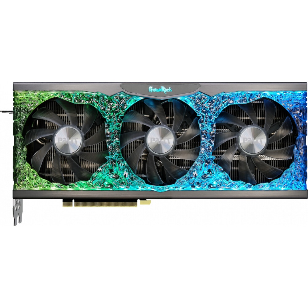 Видеокарта Palit PA-RTX3070 GAMEROCK 8G LHR GDDR6 1500/14000 HDMIx1 DPx3 HDCP