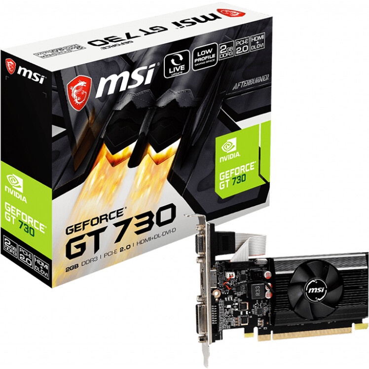 Видеокарта MSI N730K-2GD3/LP PCIE16 GT730 2GB GDDR3