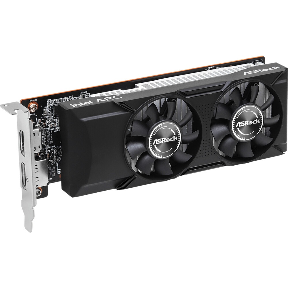 Видеокарта ASRock A310 LP 4G INTEL ARC A310 4Gb 64bit GDDR6 2000/15500 HDMIx1 DPx1 HDCP Ret low prof