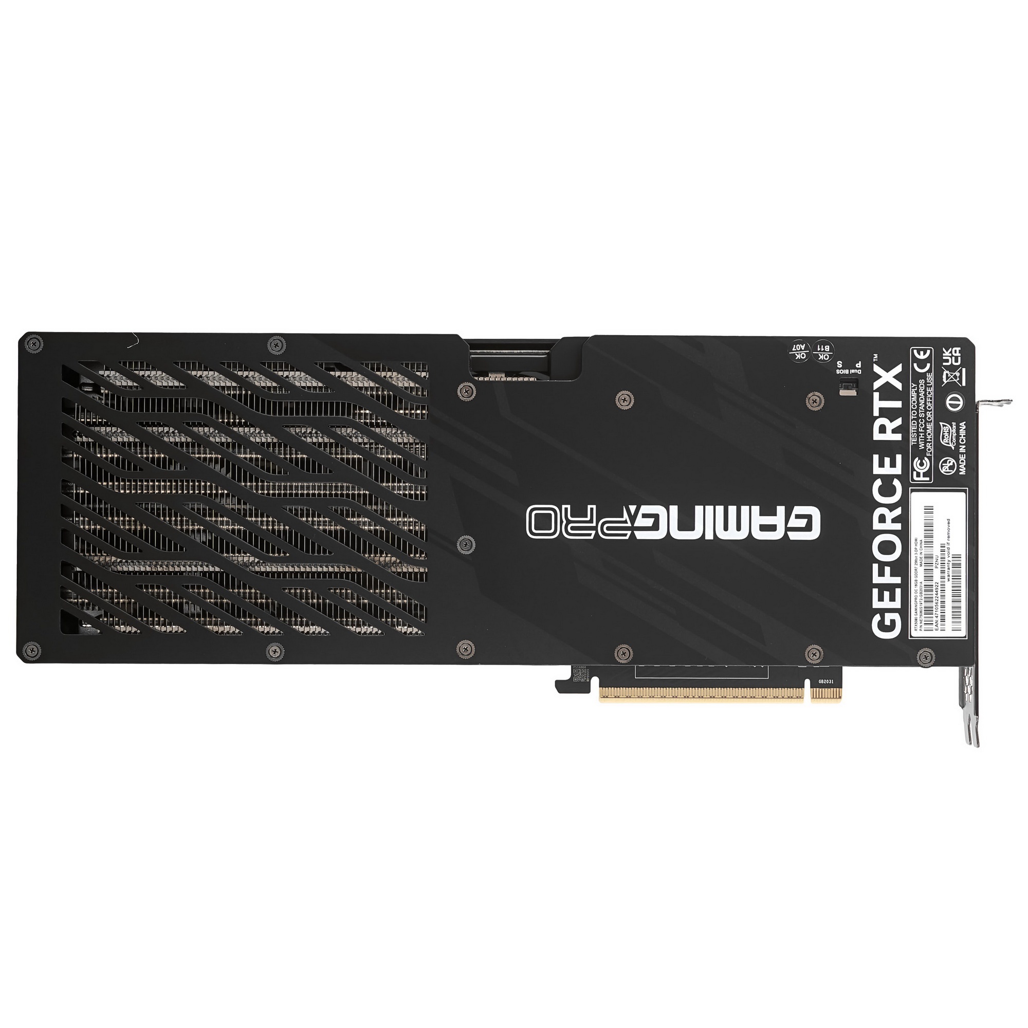 Видеокарта Palit PA-RTX5080 GAMINGPRO OC 16GB GeForce RTX5080 16Gb 256bit GDDR7 2295/30000 HDMIx1 DP