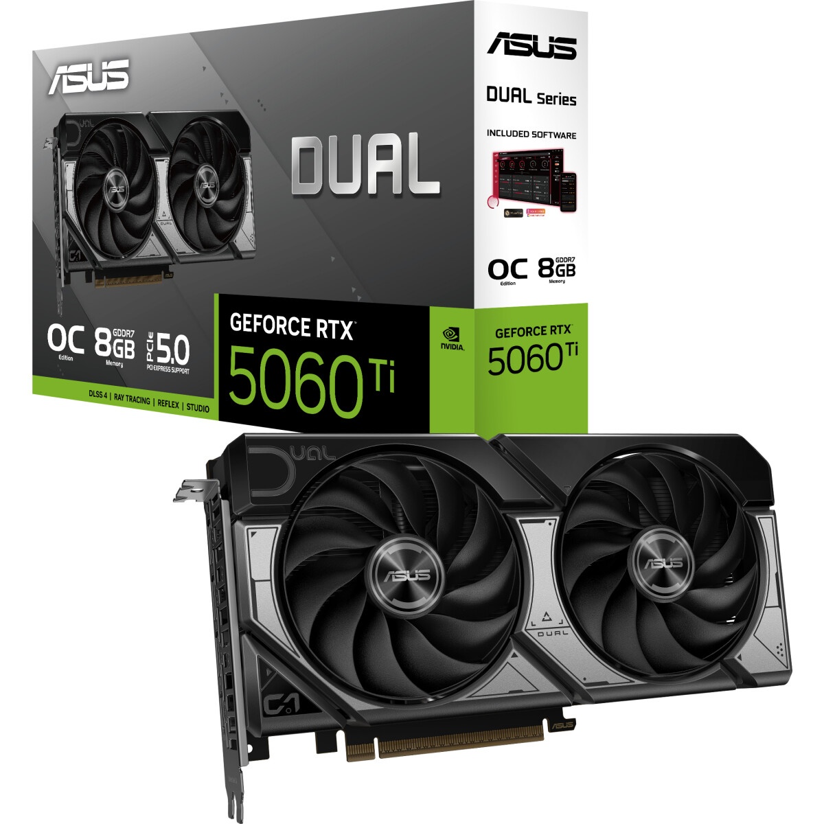 Видеокарта Gigabyte PCI-E 5.0 GV-N506TEAGLEOC ICE-8GD 1.0 NVIDIA GeForce RTX 5060TI 8Gb 128bit GDDR7