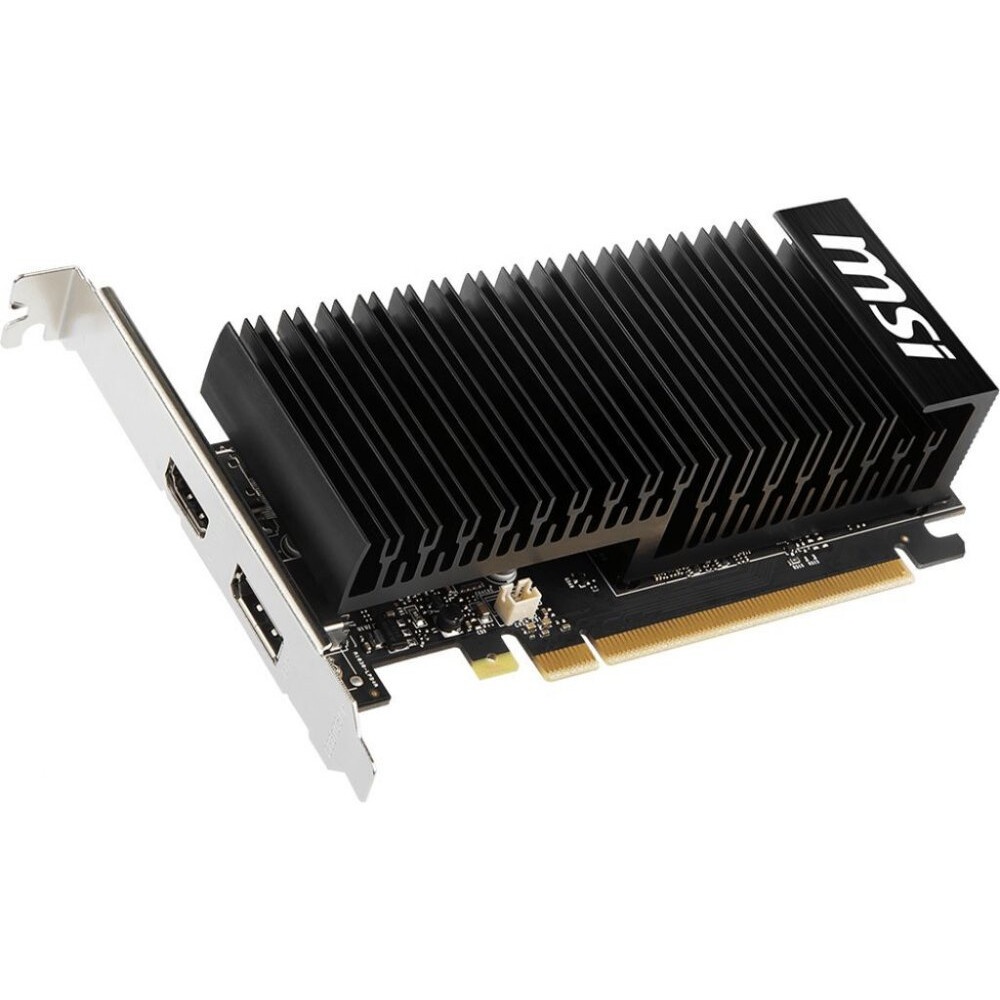 Видеокарта Gigabyte GV-N1030D4-2GL NVidia GeForce GT 1030, 2Gb DDR4/64-bit, PCI-Ex16 3.0, DVI-Dx1, H