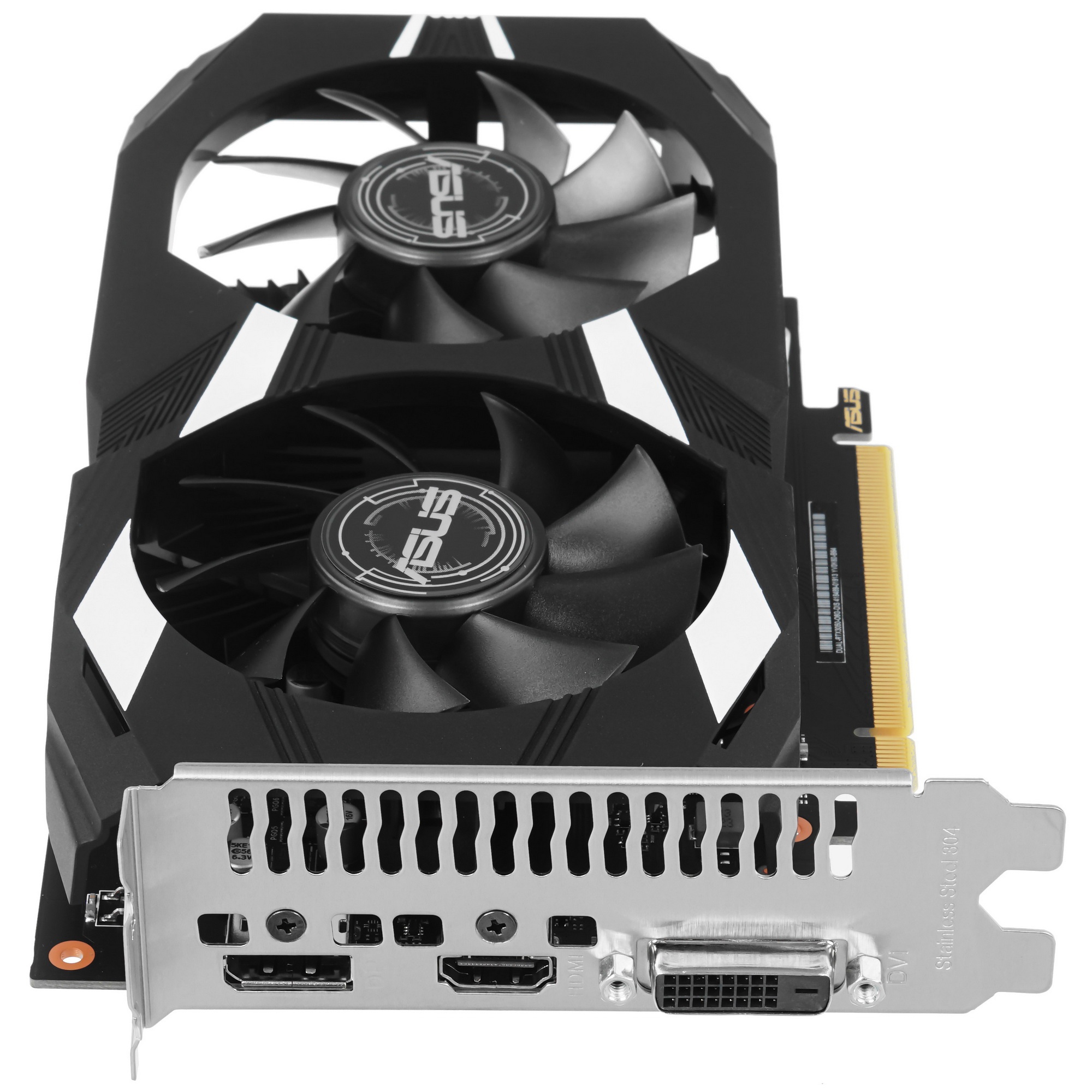 Видеокарта Asus DUAL-RTX3050-O6G NVIDIA GeForce RTX 3050 6Gb 96bit GDDR6 PCI-E 4.0 1507/14000 DVIx1
