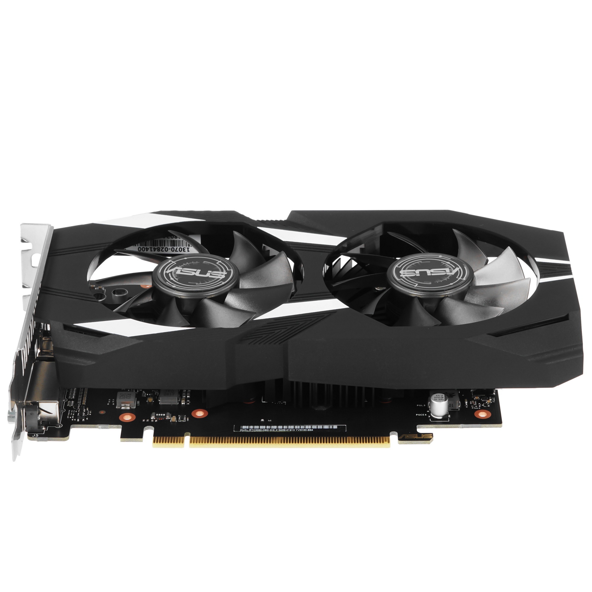 Видеокарта Asus DUAL-RTX3050-O6G NVIDIA GeForce RTX 3050 6Gb 96bit GDDR6 PCI-E 4.0 1507/14000 DVIx1