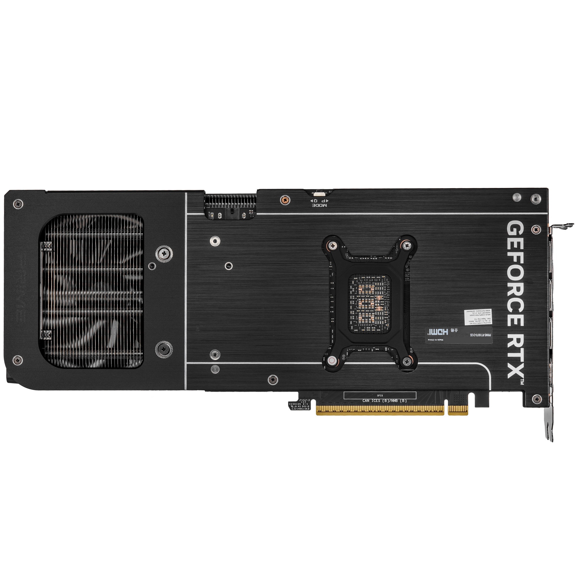 Видеокарта ASUS PRIME-RTX5070-O12GRTX5070,HDMI*2,DP*3,12G,D7; 90YV0M10-M0NA00