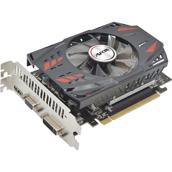 Видеокарта AFOX Geforce GT730 4GB GDDR5 128Bit DVI HDMI VGA ATX Single Fan