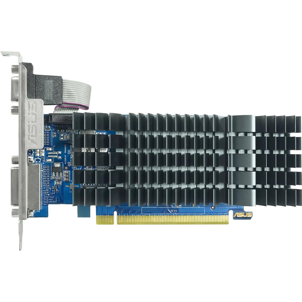 Видеокарта Asus PCI-E GT710-SL-2GD5-BRK-EVO NVIDIA GeForce GT 710 2Gb 64bit GDDR5 954/5012 DVIx1 HDM