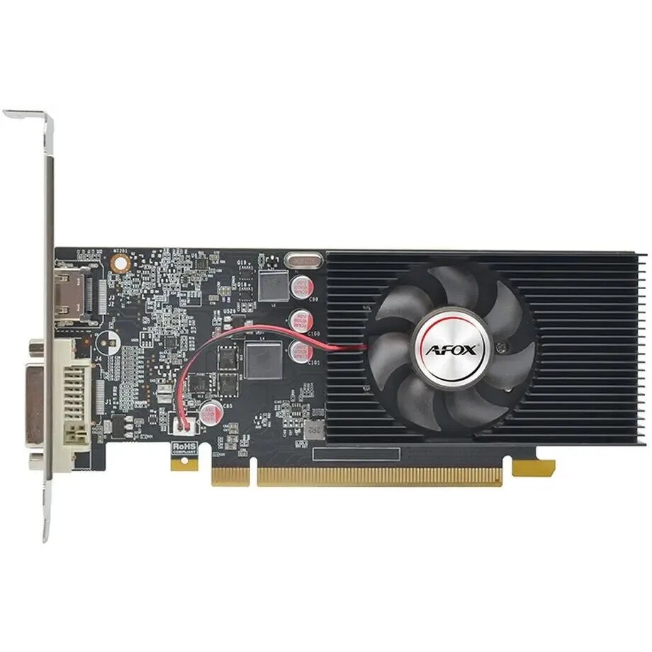 Видеокарта Afox Nvidia GeForce GT1030 4GB DDR4 64Bit DVI HDMI LP Single Fan
