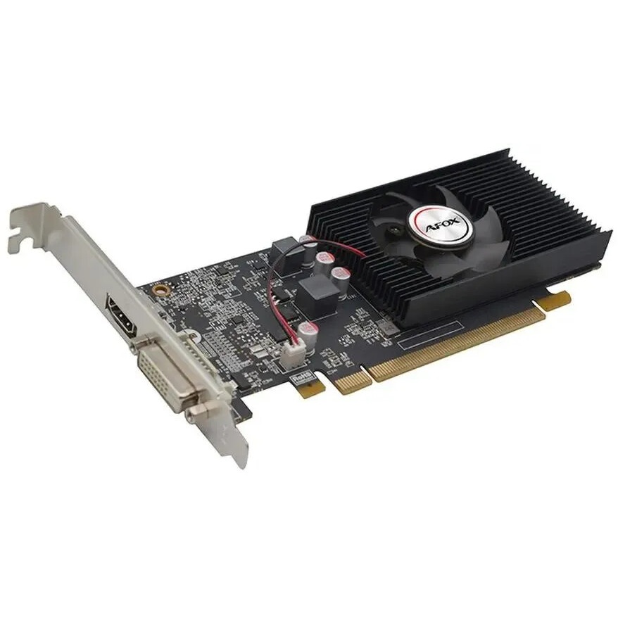 Видеокарта Afox Nvidia GeForce GT1030 4GB DDR4 64Bit DVI HDMI LP Single Fan