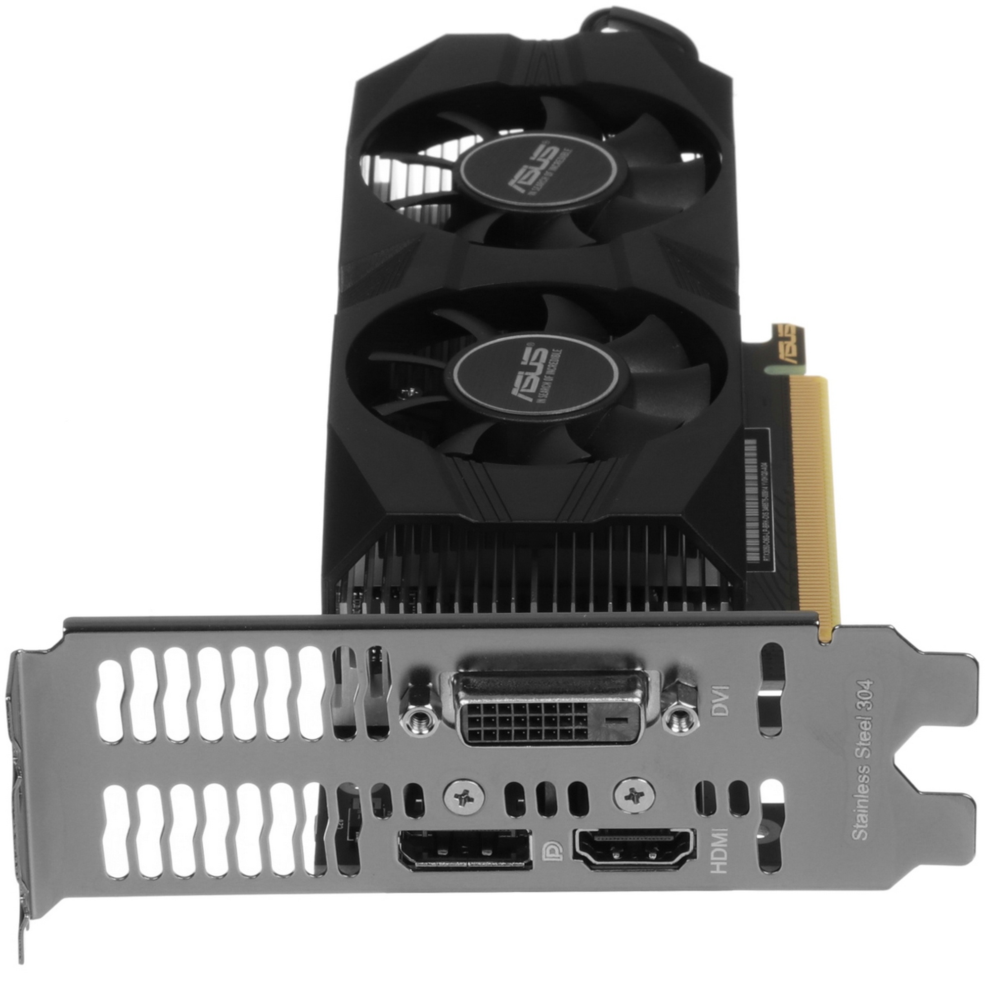Видеокарта ASUS RTX3050 6GB RTX3050-O6G-LP-BRK PCIE16 RTX3050,DVI,HDMI,DP,6G,D6