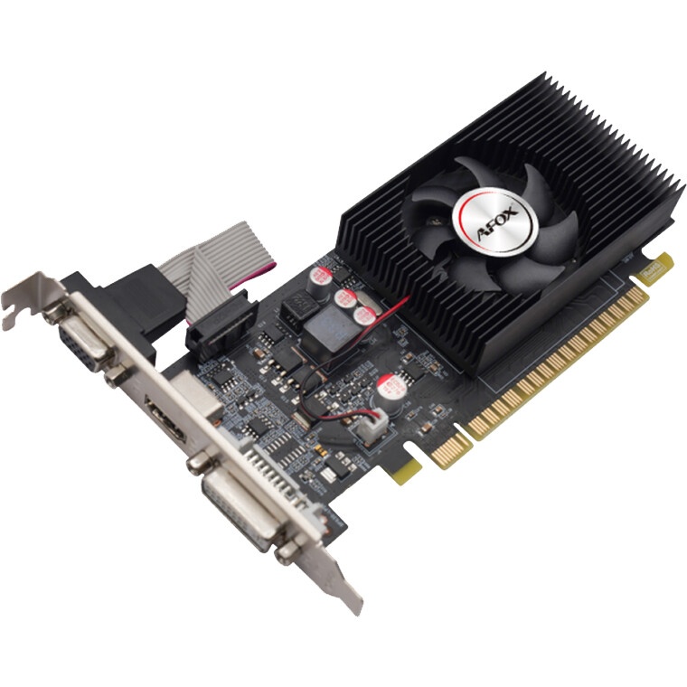 Видеокарта AFOX GT730 DDR3 4G 128Bit, LP Single fan , RTL (AF730-4096D3L6) RTL