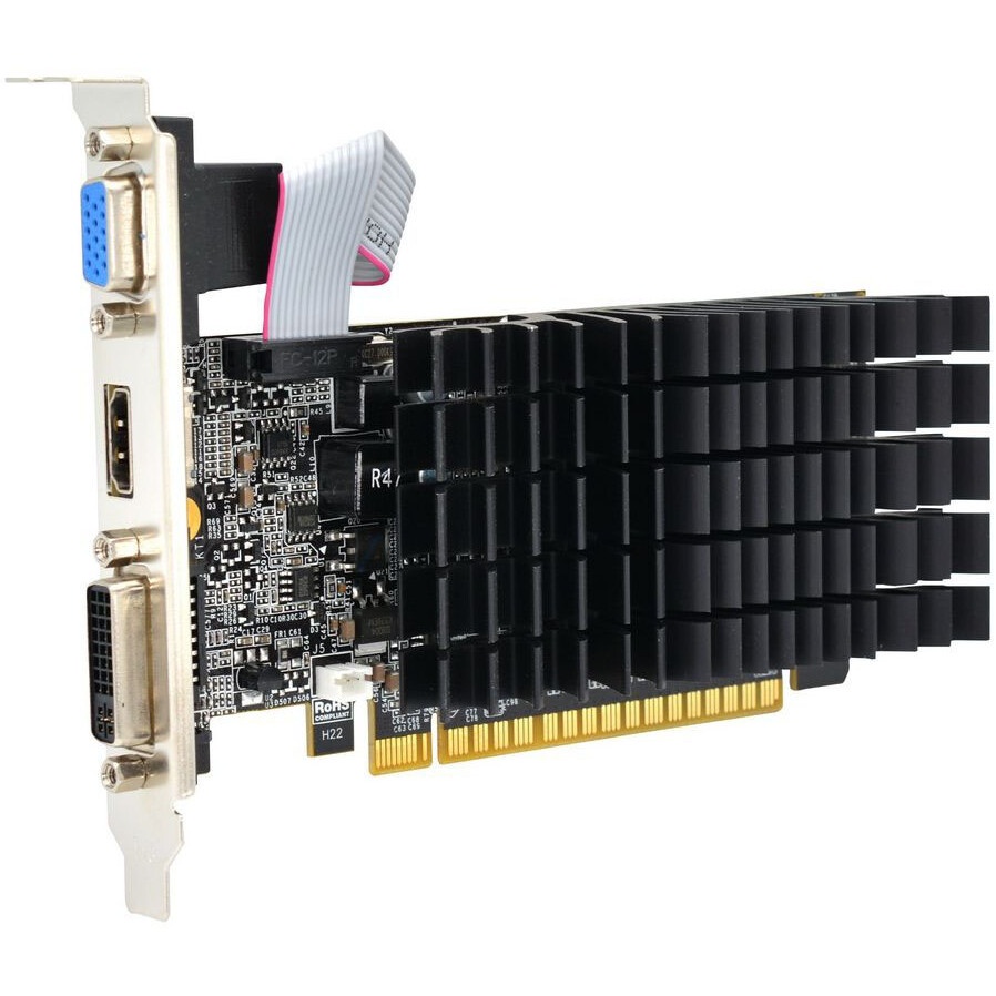 Видеокарта Biostar PCI-E GT710-2GB D3 LP NVIDIA GeForce GT 710 2Gb 64bit DDR3 954/1333 DVIx1 HDMIx1
