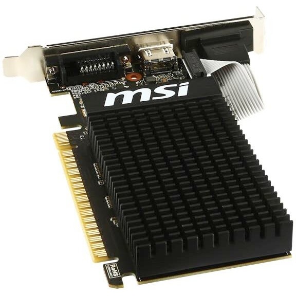 Видеокарта Biostar PCI-E GT710-2GB D3 LP NVIDIA GeForce GT 710 2Gb 64bit DDR3 954/1333 DVIx1 HDMIx1