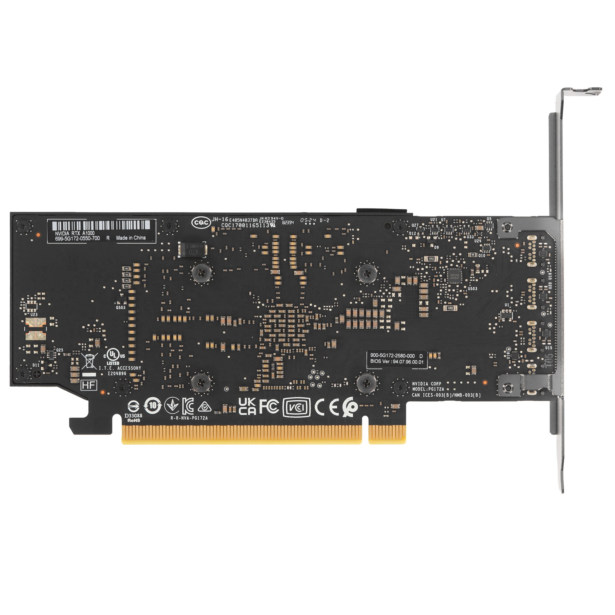 Видеокарта NVIDIA RTX A1000 PCIe 8GB GDDR6 BOX Pack 900-5G172-2580-000